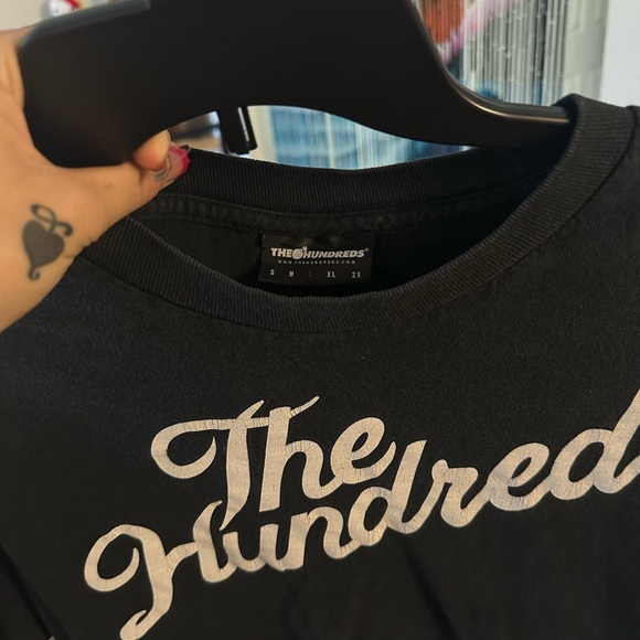 the hundreds bomb black and white tee - Picture 2 of 3